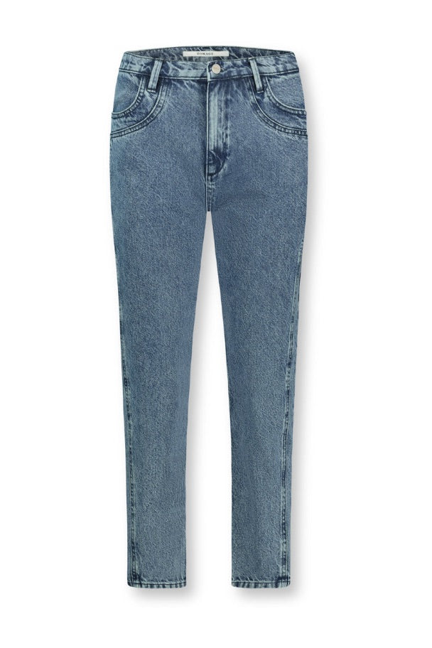 Homage  Marilyn Layered Straight Jeans