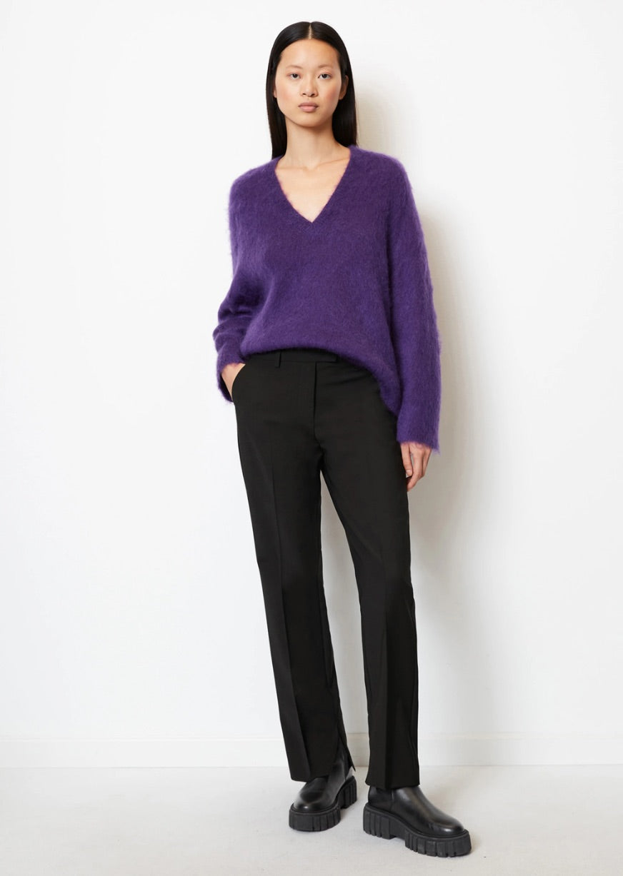 Marc O' Polo Knitted Pullover Long Sleeve 679 Shiny Purple