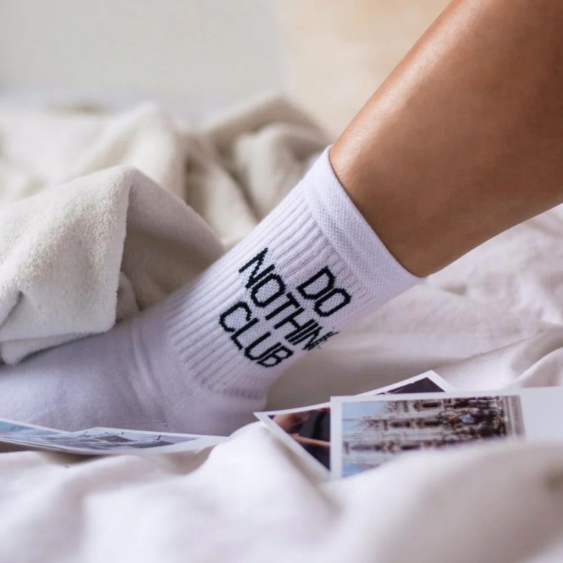 On Vacation Do Nothing Club Tennis Socks