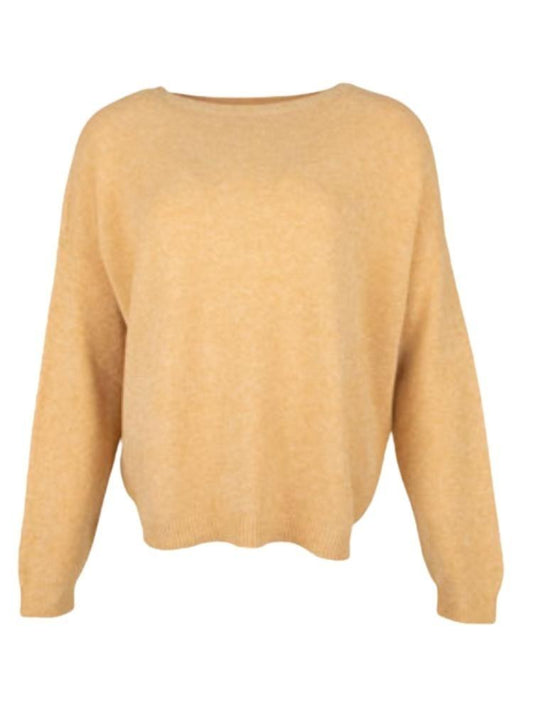 Alexandre Laurent Knitted viscose sweater 23 Abrikoos