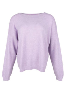 Alexandre Laurent Knitted viscose sweater 32 Lila