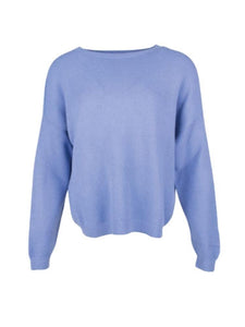 Alexandre Laurent Knitted viscose sweater 41 Lavendel