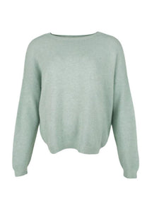 Alexandre Laurent Knitted viscose sweater 86 L.Groen