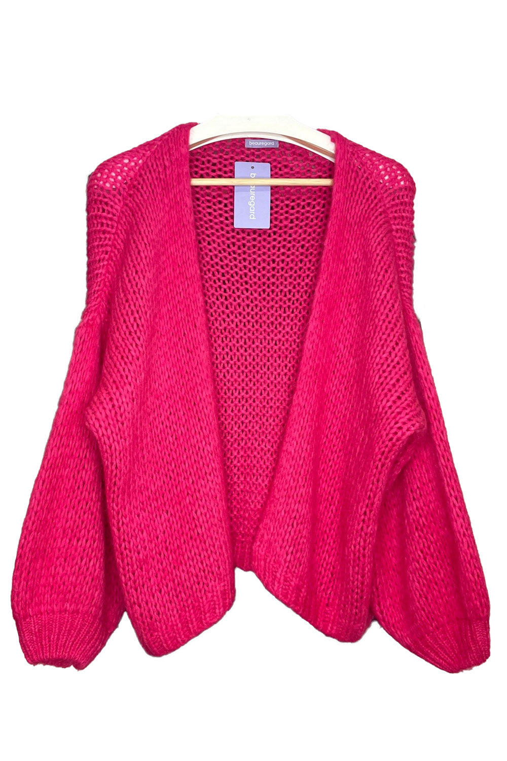 Alexandre Laurent Mohair cardigan Fuxia