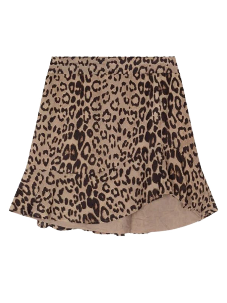 Alix the Label Animal Ruffle Skirt