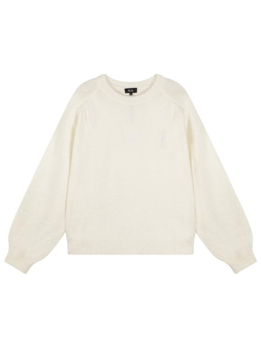 Alix the Label Knitted Fluffy Pullover 012 Soft White