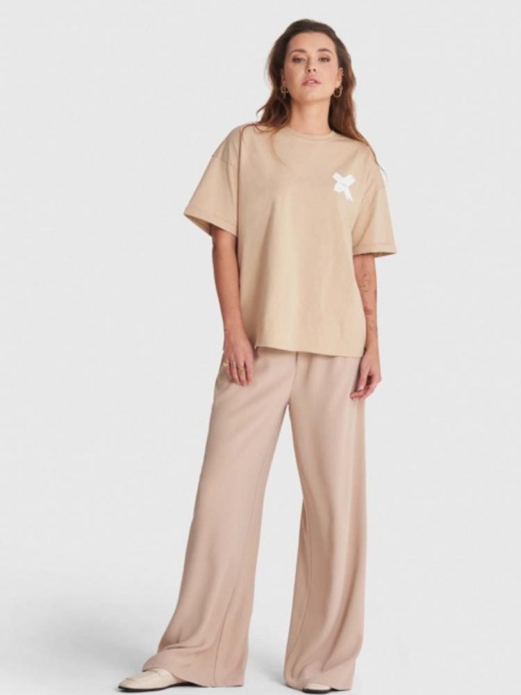 Alix the Label Wide Leg Pants Light Camel