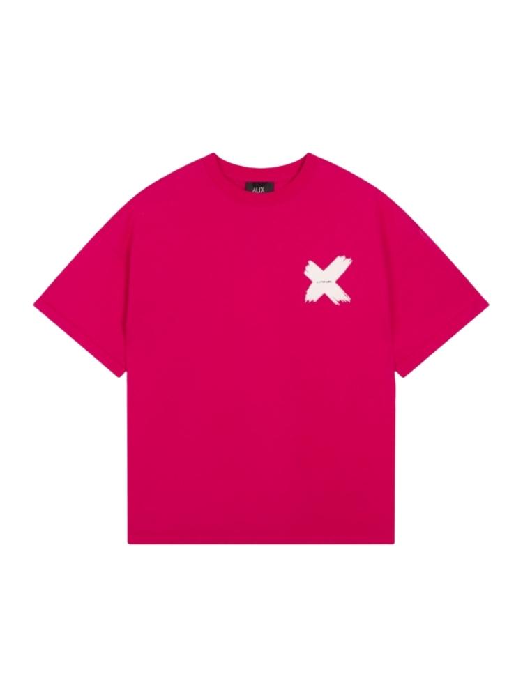 Alix the Label X T-Shirt Bright Pink