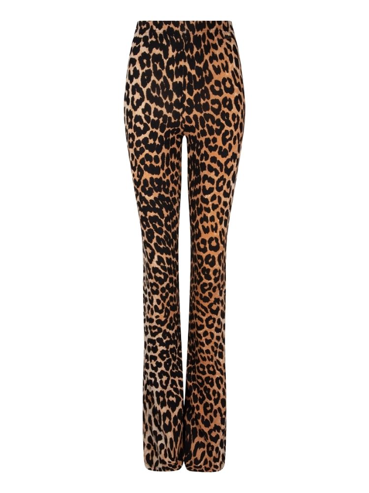 Ambika Broek Elin Beige/Taupe Leopard