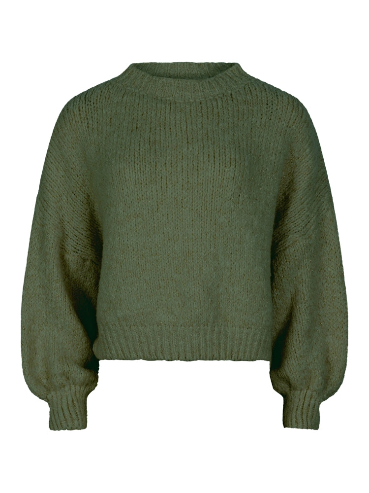Ambika Knitted Sweater Glitter Army