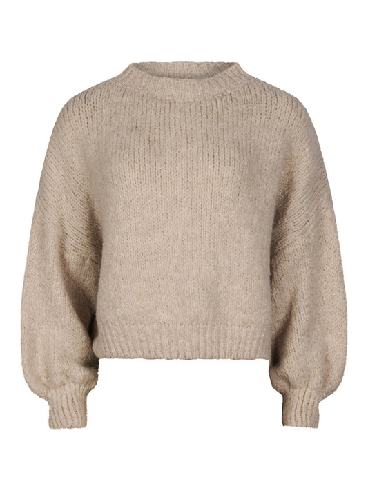 Ambika Knitted Sweater Glitter Beige