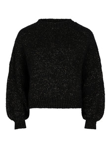Ambika Knitted Sweater Glitter Black