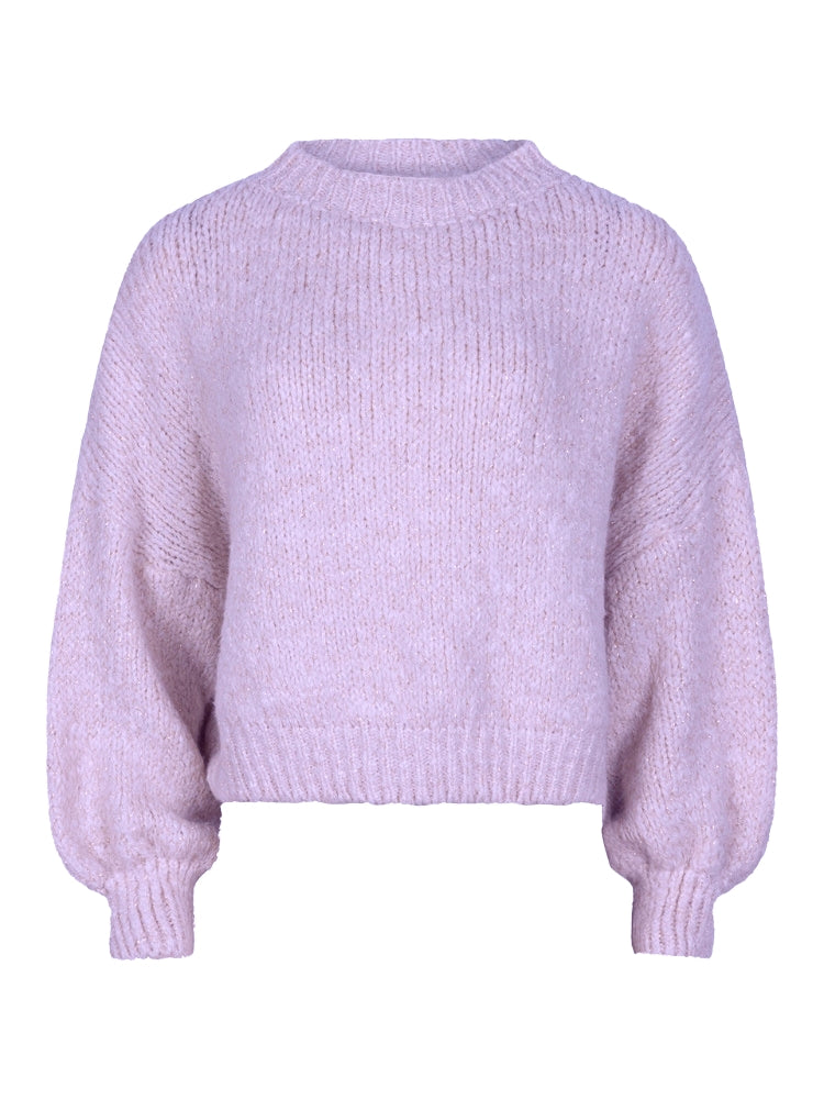 Ambika Knitted Sweater Glitter Lila