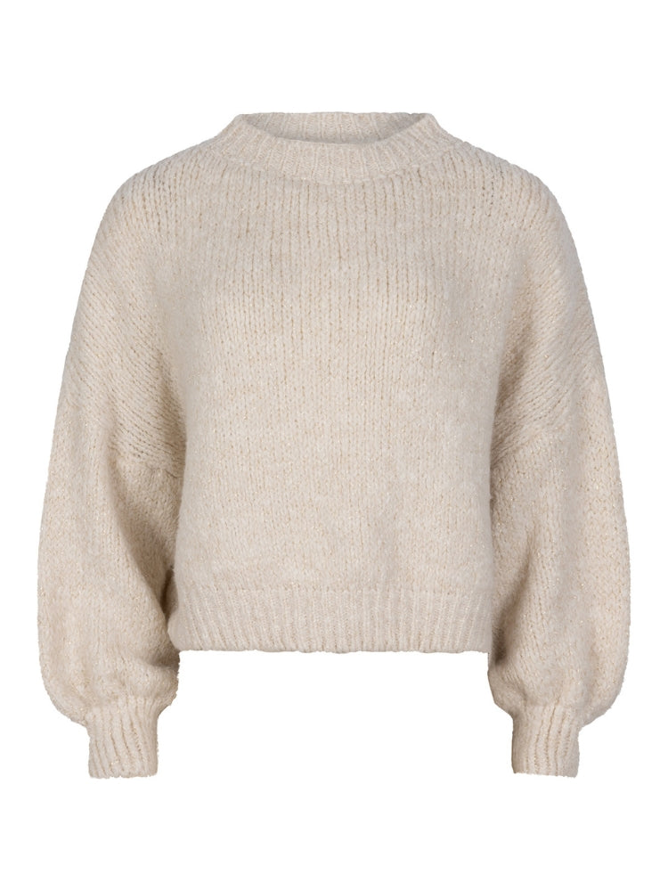Ambika Knitted Sweater Glitter wit