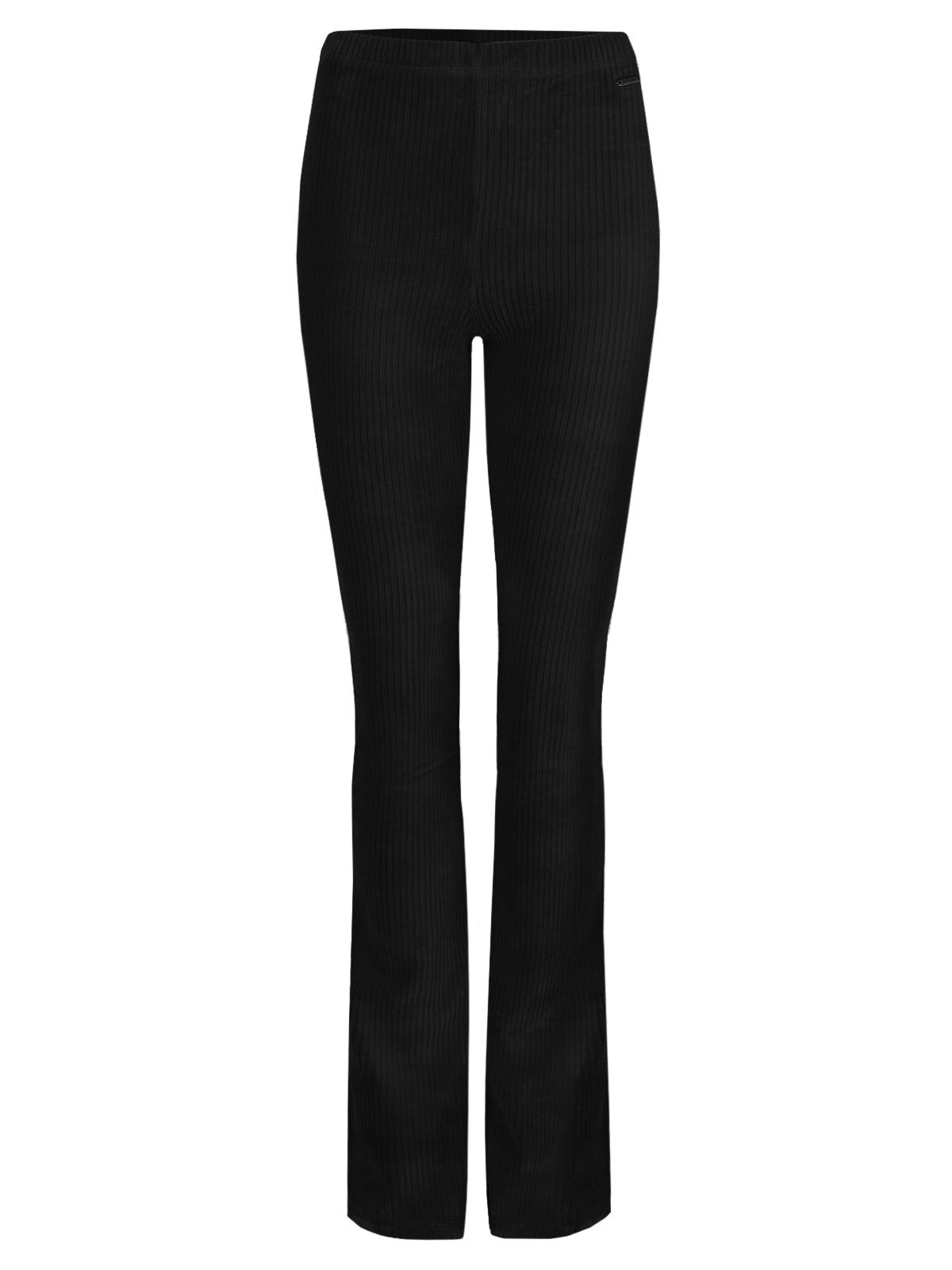 Ambika Lena rib broek  Black