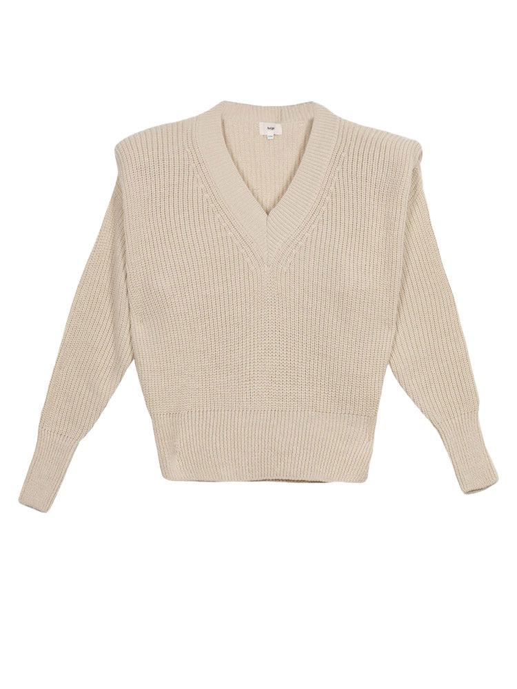 An`ge Lesanta knitted sweater Ecru