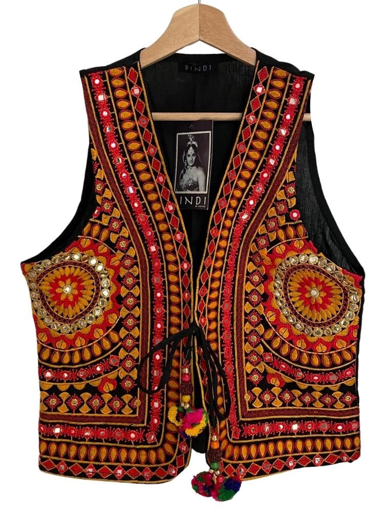 Bindi Boho Gilet Orange