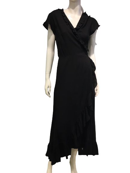 Bindi Wrap Dress Uni 0020 Black