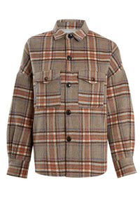 Dominica Wool Check Shacket