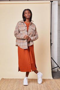 Dominica Wool Check Shacket