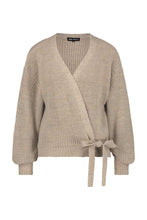 Afbeelding in Gallery-weergave laden, Juul &amp; Belle Knit wrap cardigan Talia Taupe
