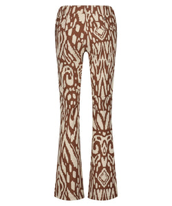 Lady Day Poppy Coco Java Flared Trouser