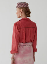Afbeelding in Gallery-weergave laden, Maison Hotel Camille Blouse Leaves Warm Red
