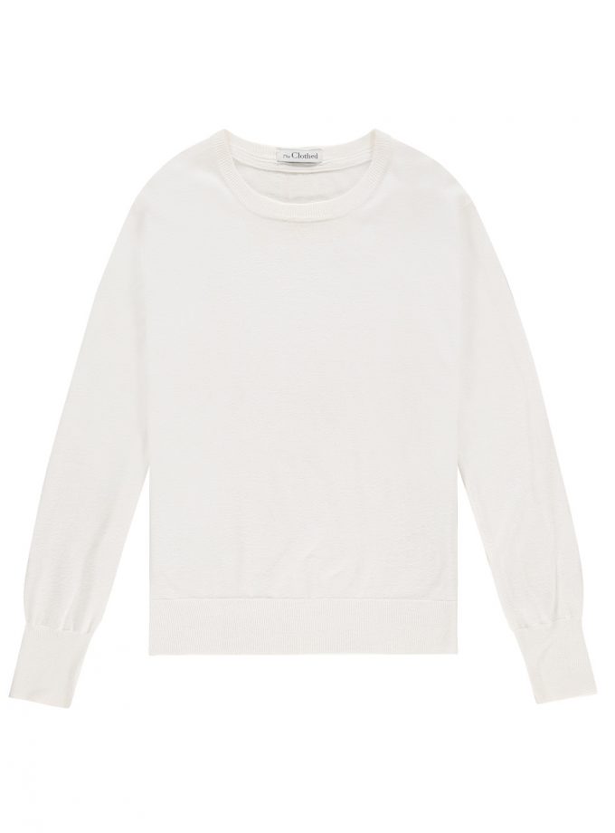The Clothed Miami viscose LS Off white