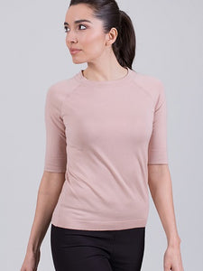 The Clothed Moscow top viscose Old Pink