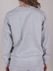The Clothed Firenze Sweater Grey Melange