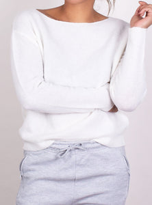 The Clothed Granada knitted sweater  Off white