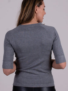The Clothed Moscow Top Grey Melange
