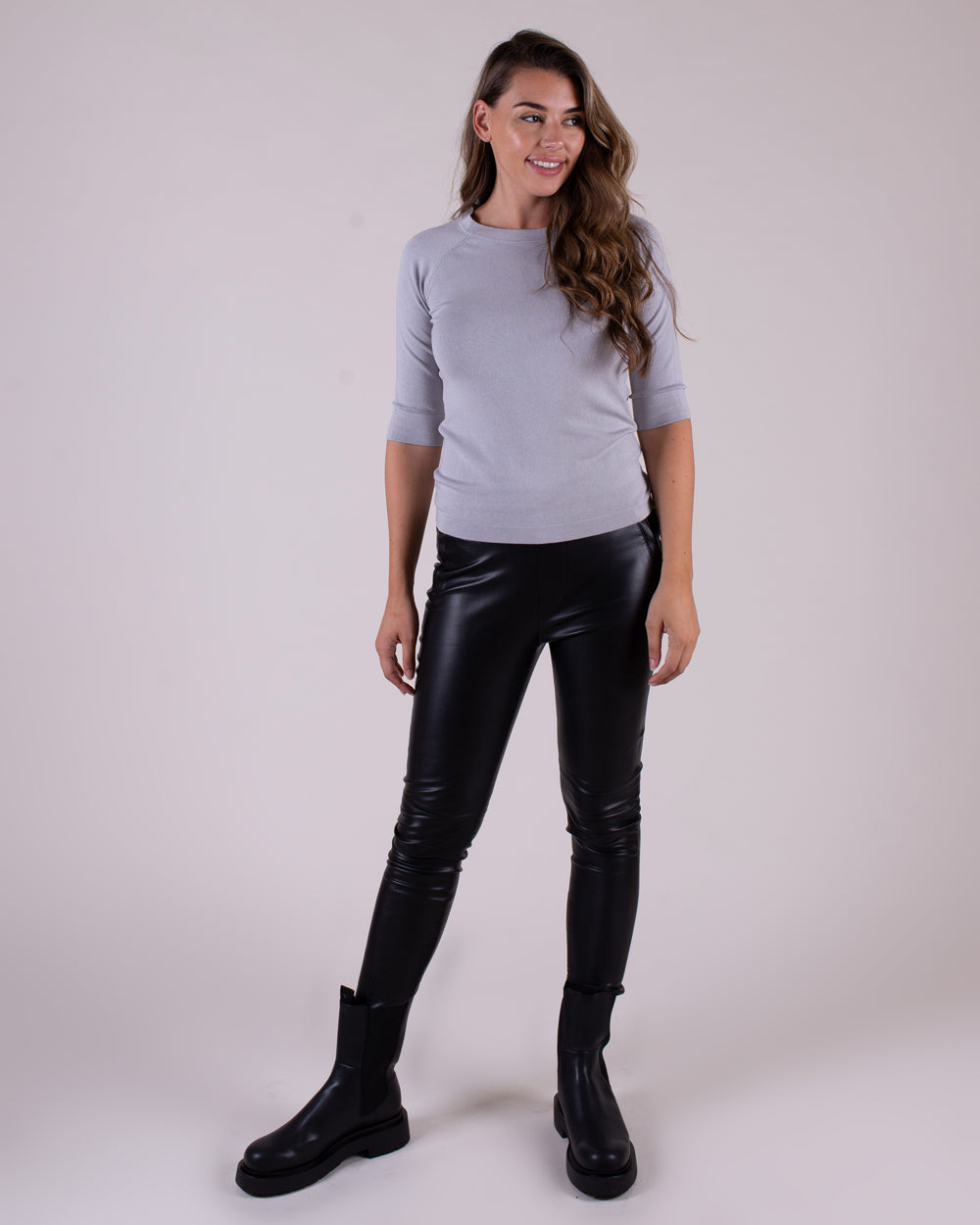 The Clothed Moscow Top Moongrey