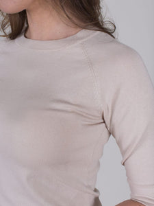 The Clothed Moscow top viscose Beige